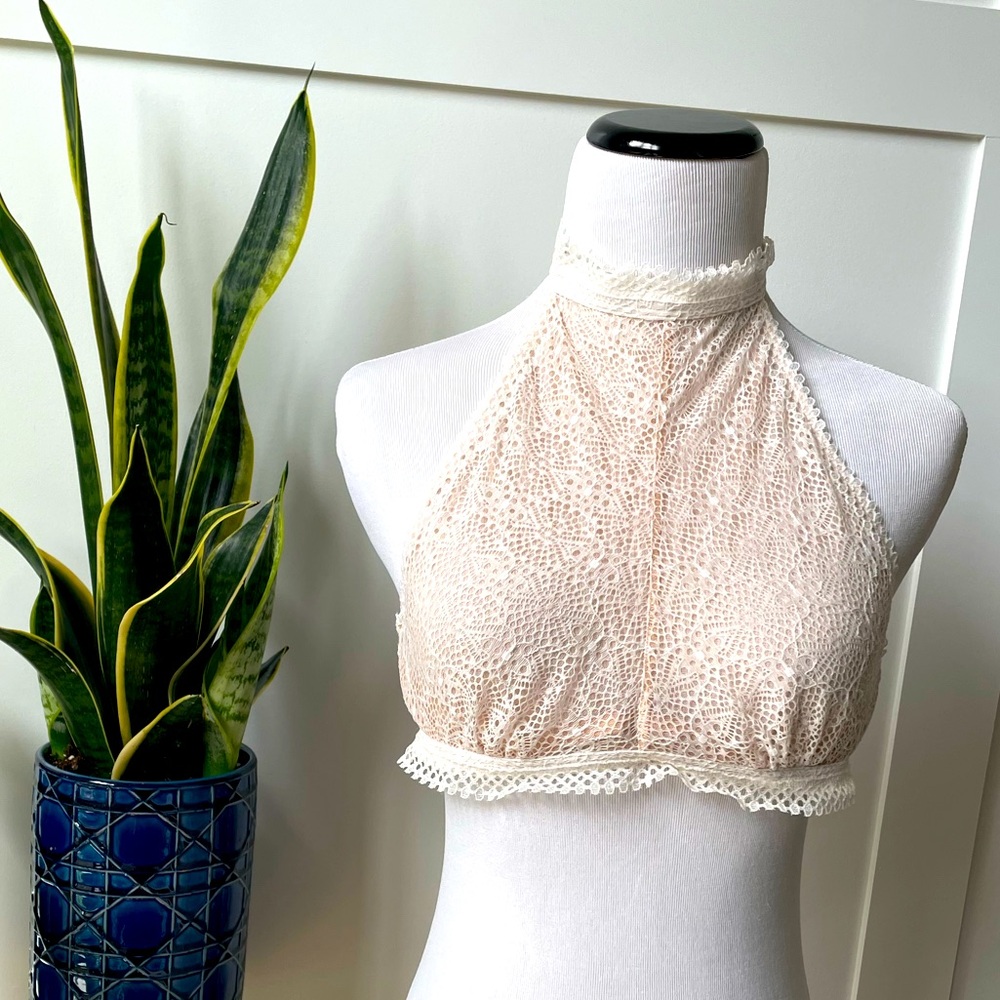 VS Lace Halter Bra